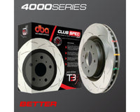 DBA Mazda RX-7 Upgrade R Front Slotted 4000 Series Slotted Rotor - Mammoth Racing -