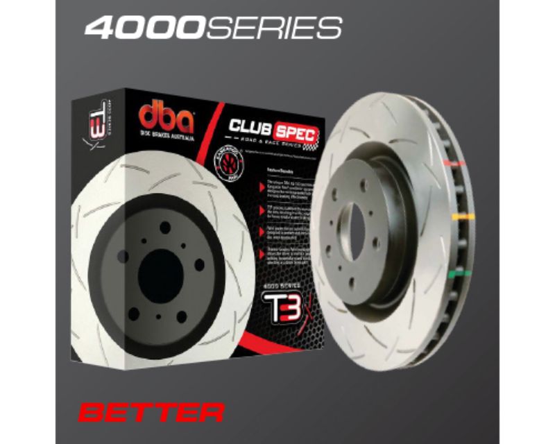 DBA 10-14 Ford F-150 (7 Lug) Front Slotted 4000 Series Rotor - Mammoth Racing -
