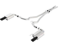 Borla Atak S Cat-Back 15-17 Ford Mustang GT 5.0L V8 MT/AT 2.5in pipe 4in tip (Black Chrome) - Mammoth Racing -