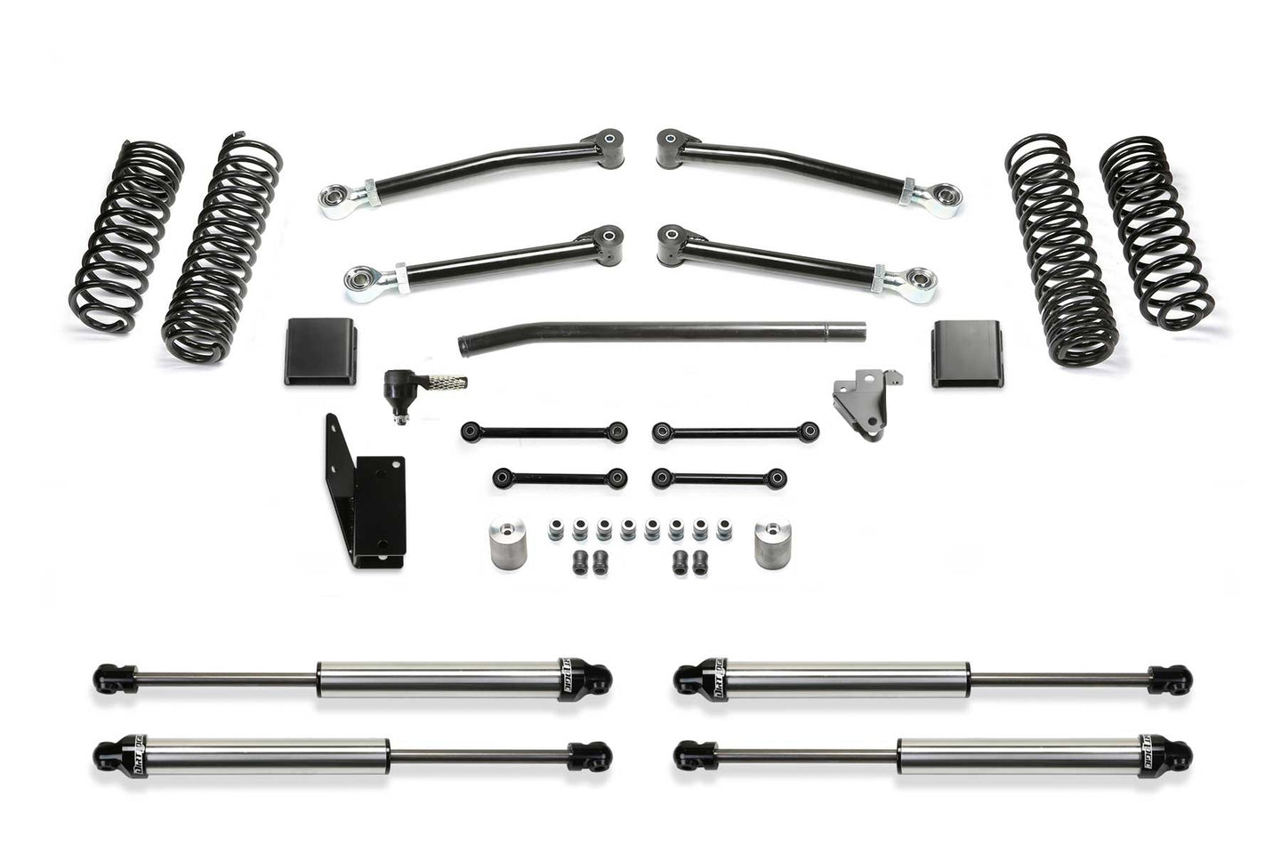 Fabtech 20-21 Jeep JT 4WD Diesel 5in Trail w/ Dlss Shks - Mammoth Racing -