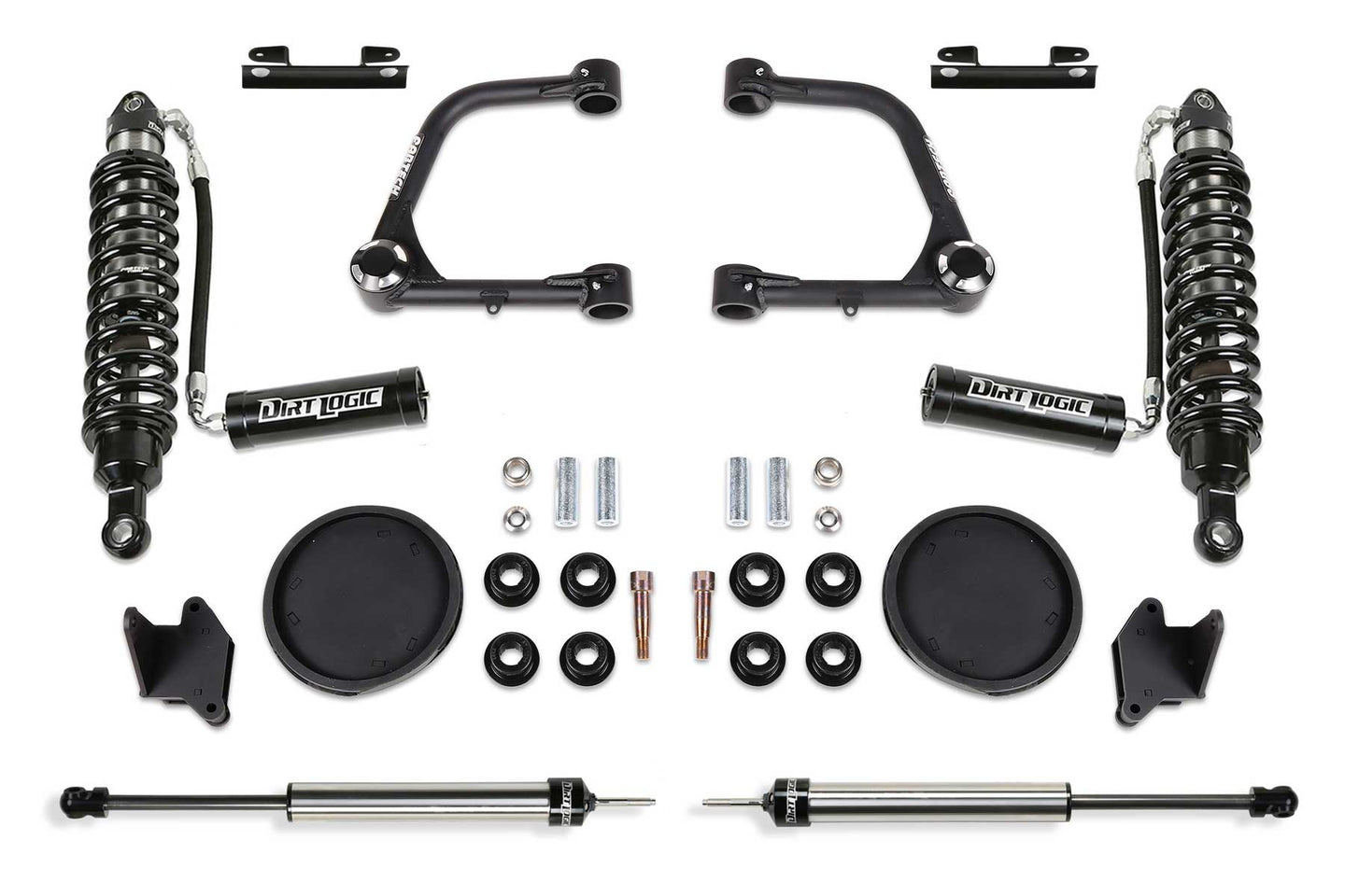 Fabtech 2022 Toyota Tundra 4WD Factory Rear Coils 3in UCA Sys w/Fr Dirt Logic 2.5 Resi C/O Rr Coil - Mammoth Racing -