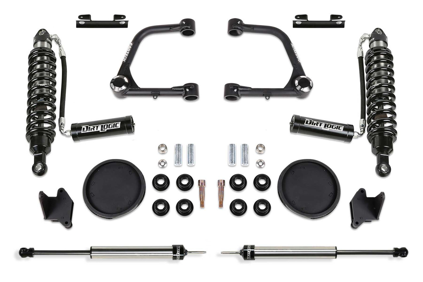 Fabtech 2022 Toyota Tundra 4WD Factory Rear Coils 3in UCA Sys w/Fr Dirt Logic 2.5 Resi C/O Rr Coil - Mammoth Racing -