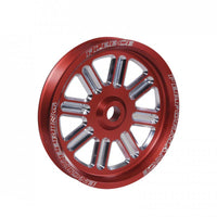 Fleece Performance Dodge Cummins Dual Pump Spoke Pulley (For Use w/ FPE Dual Pump Bracket) Orange - Mammoth Racing -