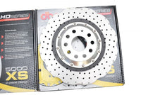 DBA Audi RS3 5000 Series Drilled Front Brake Disc - Mammoth Racing -