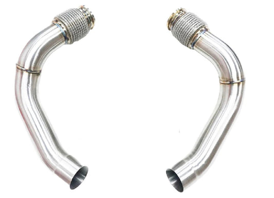 F90 M5 M8 MaxFlow Race Secondary Downpipes