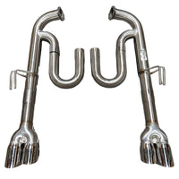 3" Axle Back Exhaust For Caprice PPV 6.0L 3.5" Quad Tips High Flow 304ss