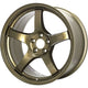 Gram Lights 57dr 18x9.5 +38 5-114.3 Almite Gold Wheel - Mammoth Racing -
