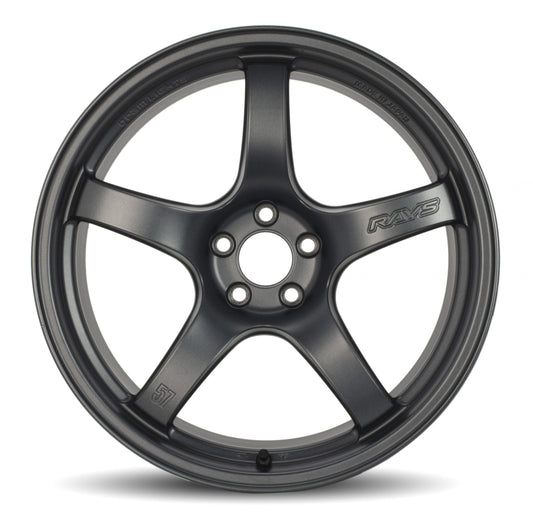 Gram Lights 57cr 18x10.5 +12 5x114.3 Gloss Black Wheel - Mammoth Racing -