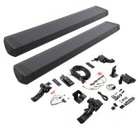 Go Rhino 11-18 Ram 1500 CC / 09-10 Ram 1500 CC 4dr E-board E1 Electric Running Board Kit - Tex. Blk - Mammoth Racing -