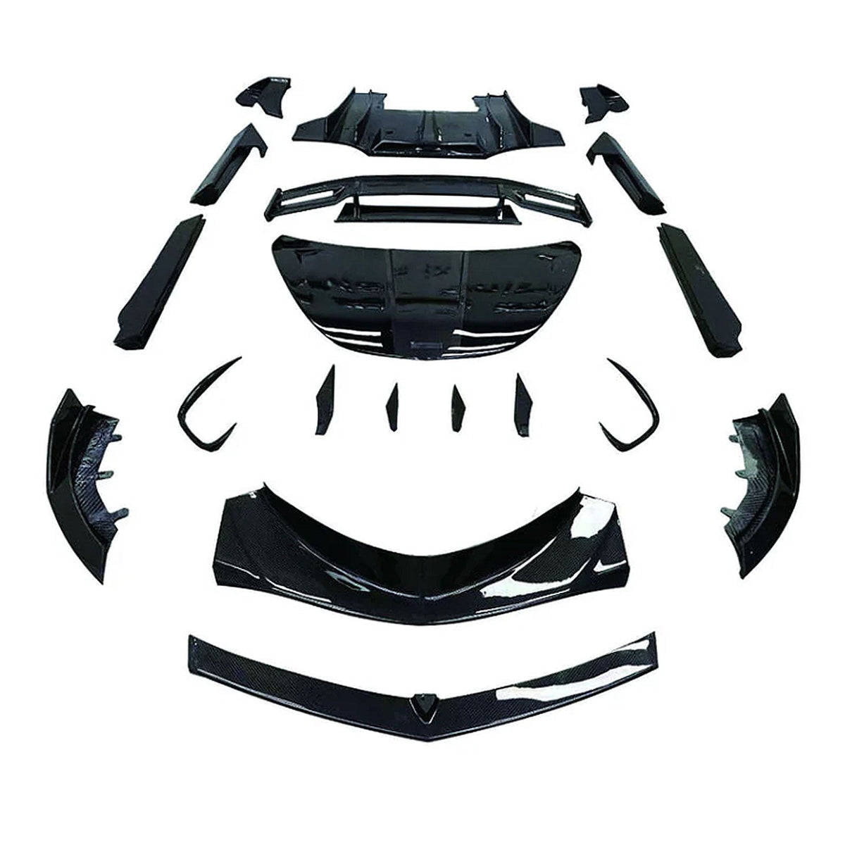 AM Style Dry Carbon Fiber Aero Kit for McLaren GT BBP ELITE
