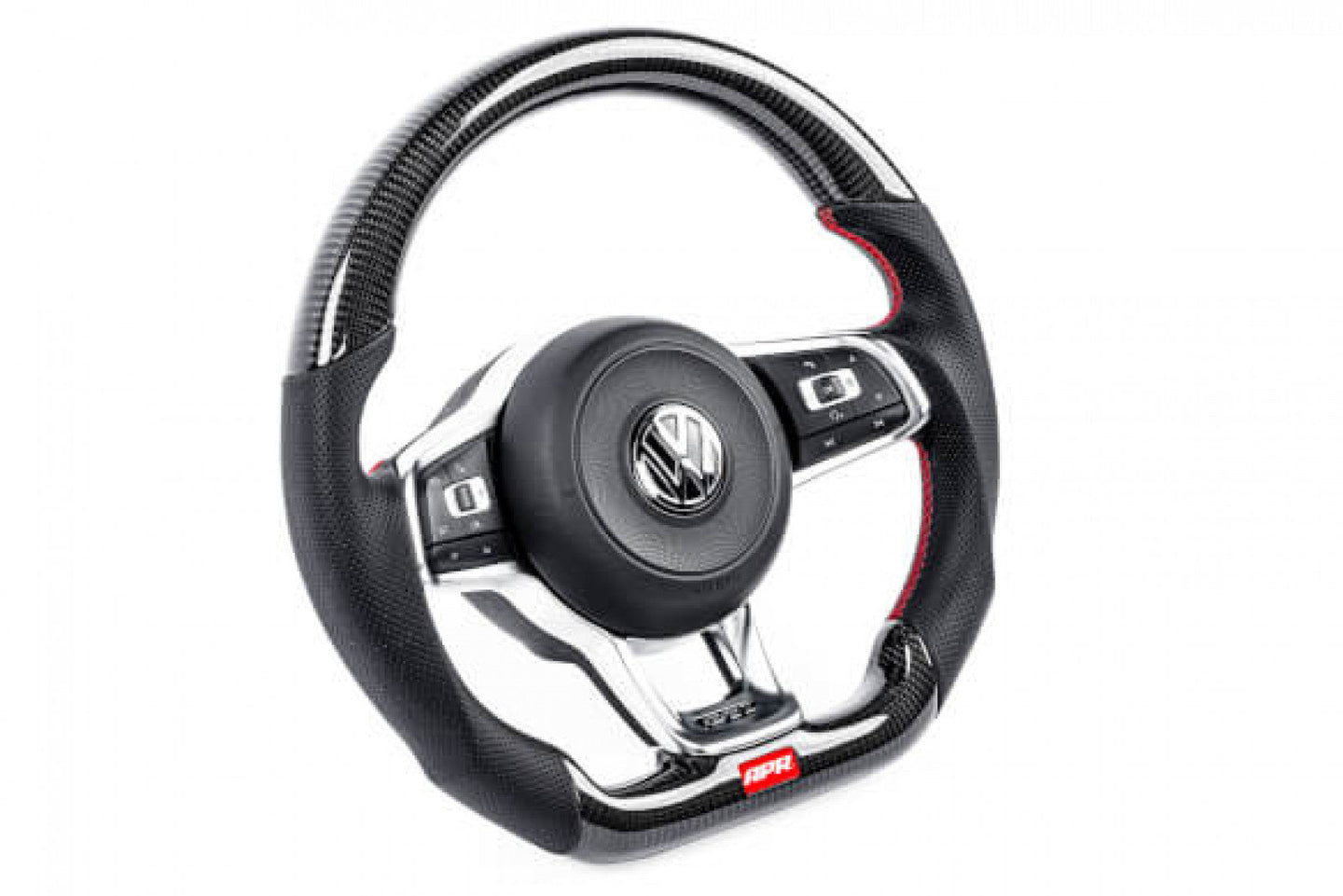 APR Carbon Fiber Steering Wheel W/ Perforated Leather - VW / Mk7 Golf R / GTi / Gli - My Store