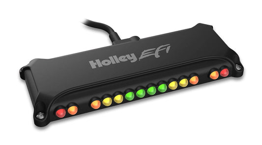 Holley 553-107 EFI LED Light Bar 10 LED Fully Customizable Shift L - My Store