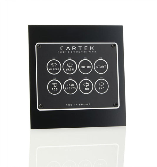 Cartek 8 Channel Power Distribution Panel - Retro Edition - Mammoth Racing -