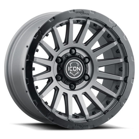 Icon Recon Pro 17x8.5 6 x 135 6mm Offset 5in BS 87.1mm Bore Charcoal Wheel - Mammoth Racing -