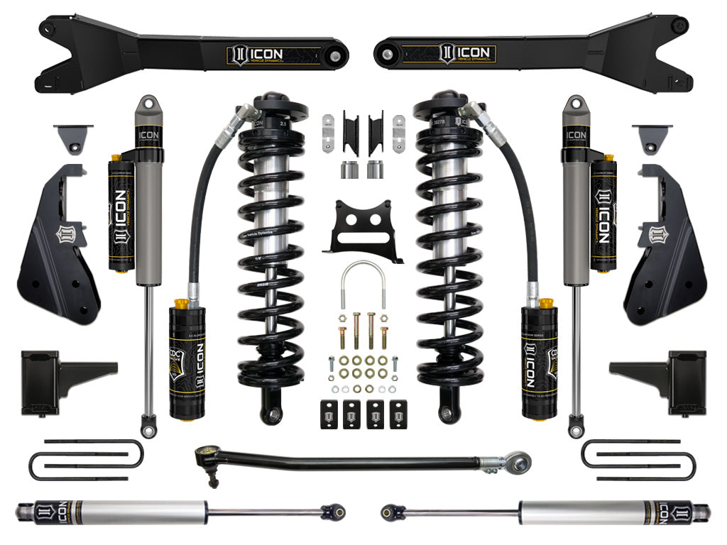 Icon 2017+ Ford F250/f350 4-5.5in Stage 5 Coilover Conversion System w/ Radius Arm - Mammoth Racing -