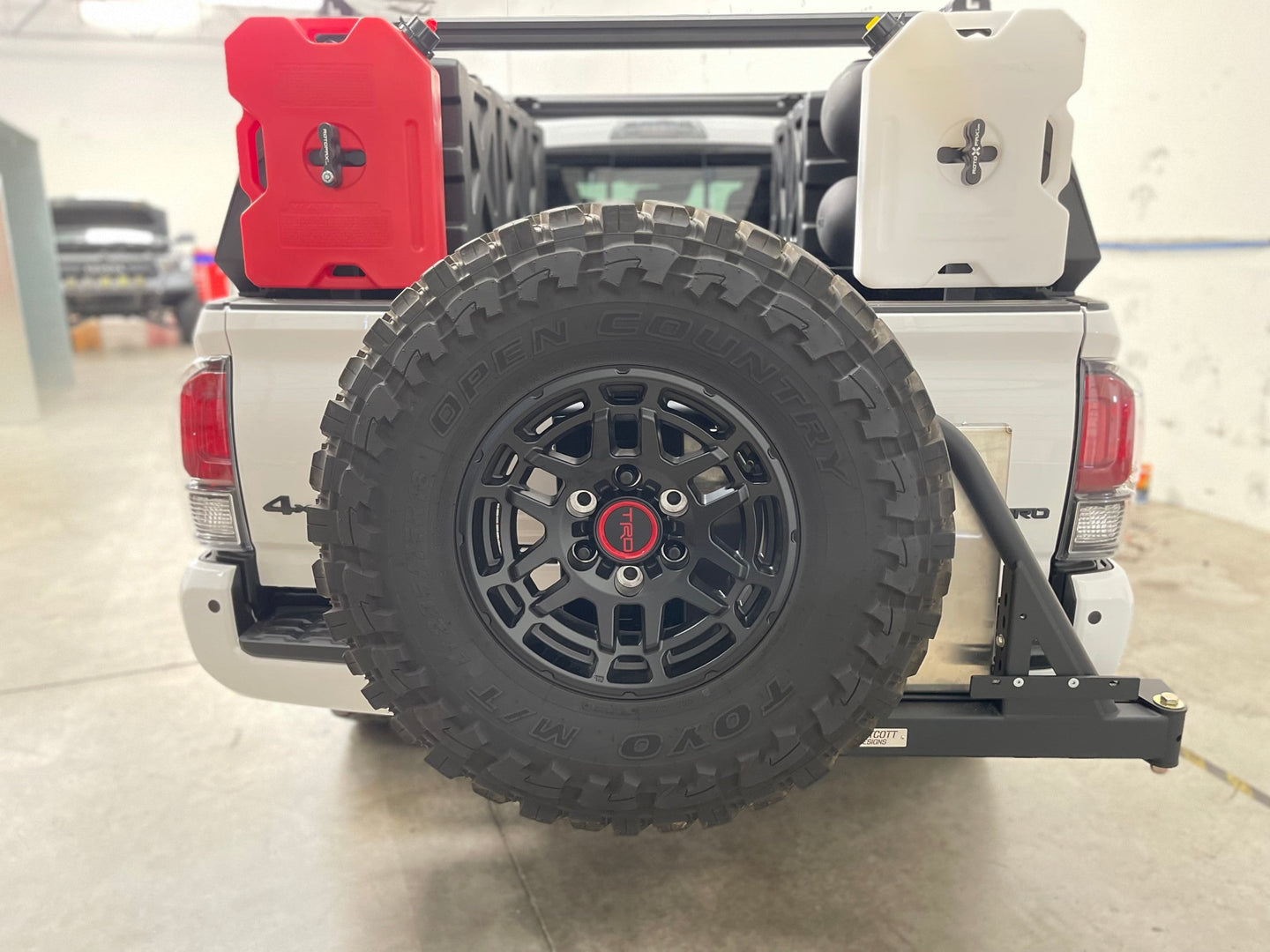 Universal Modular Spare Tire Carrier Rack, Center Mount - My Store