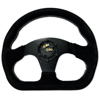 Quadro Yoke Suede Steering Wheel Kit For 01-06 BMW 320 325 328 330 M3 Z4 E90 Mini Cooper E46H