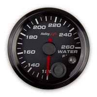 Holley 553-128w EFI Coolant Temperature Gauge 2 1/16 in. Dia. 120-260 Degree Fahrenheit CAN White Face Black Bezel EFI Coolant Temperature Gauge - My Store