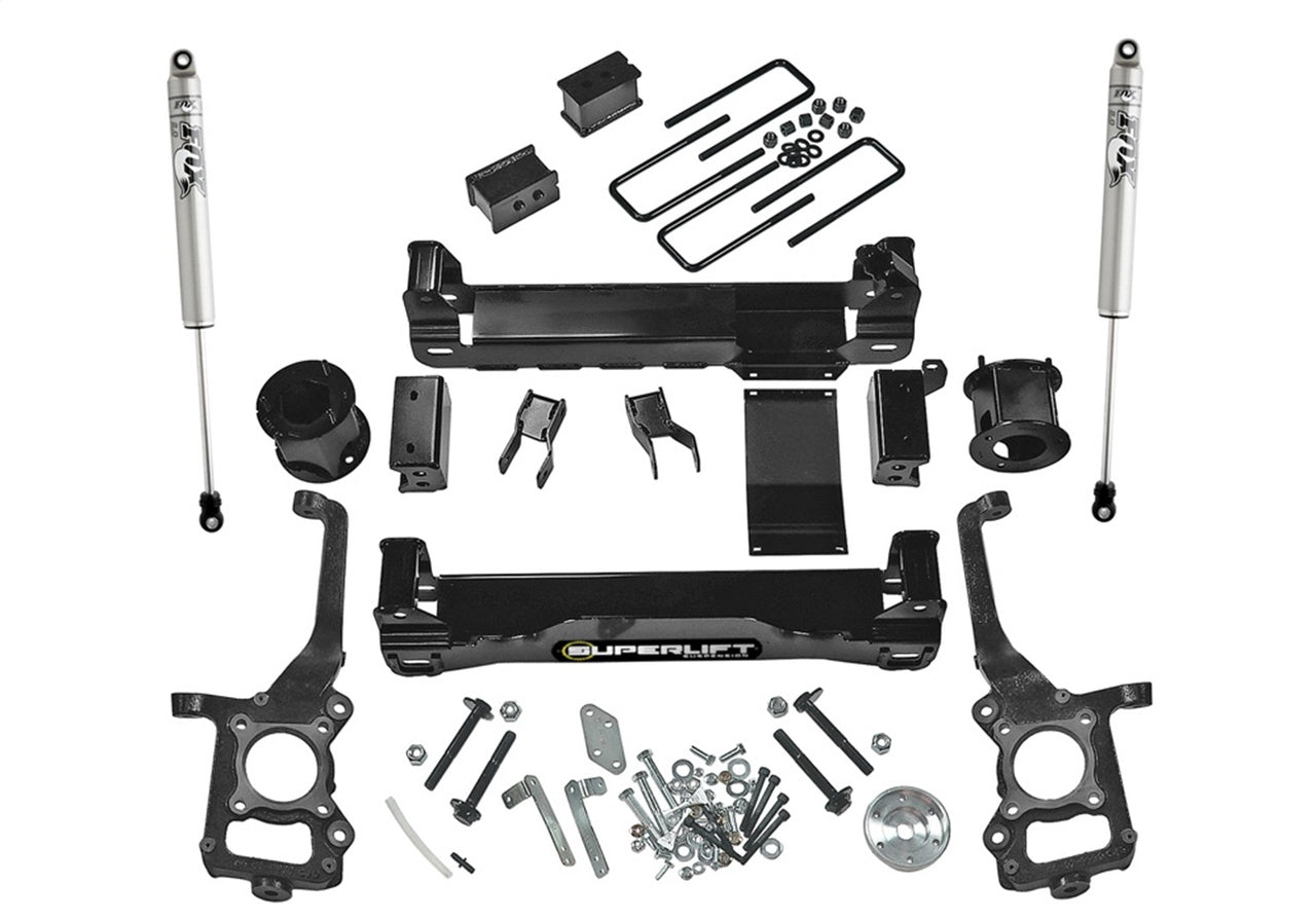 Superlift 09-14 Ford F-150 4WD 4.5in Lift Kit w/ Fox 2.0 Shocks - Mammoth Racing -
