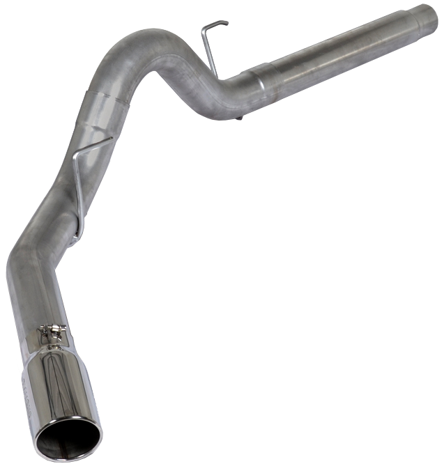 Diamond Eye 18-19 Ford 3.0L Powerstroke F150 - 4in Aluminized DPF Back Exhaust Kit w/ Tip 4512BRA-DE - Mammoth Racing -