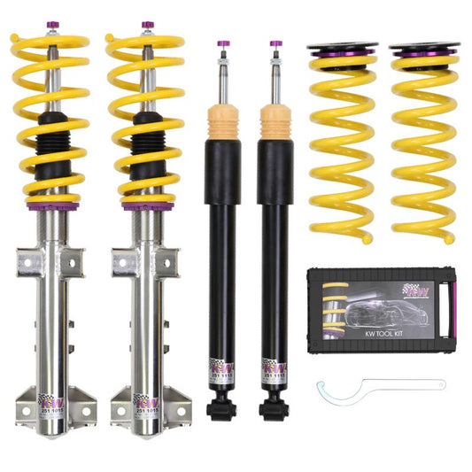 KW Porsche Turbo Coupe Convertible w/ PDCC Clubsport Coilover Kit 3-Way - Mammoth Racing -