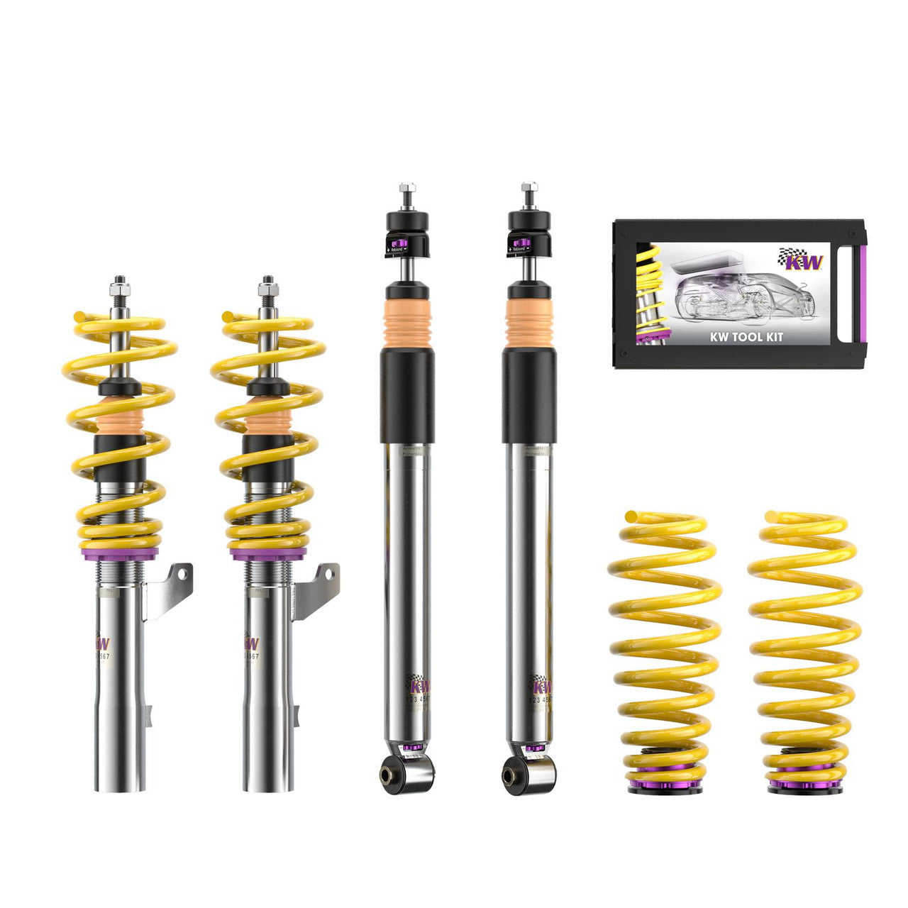 KW Coilover Kit V3 2022+ Audi S4 (GY) Sedan 4wd w/o electronic dampers - Mammoth Racing -