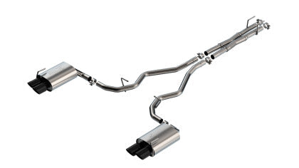 Borla 19-22 Ford Explorer 3.0L V6 AT AWD 4DR 2.25in ATAK Catback Exhaust - Black Chrome Tip - Mammoth Racing -