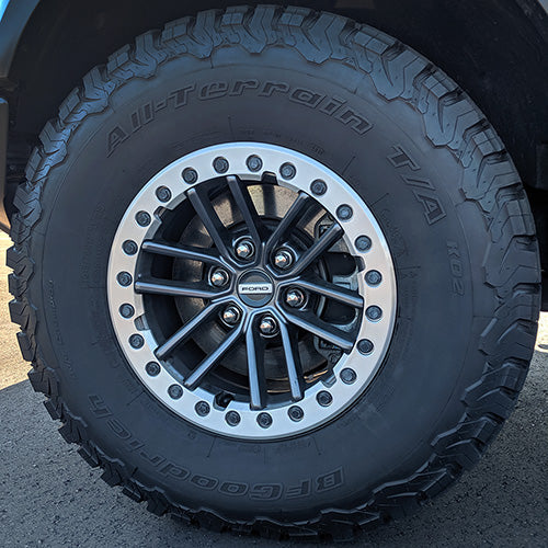 Ford Racing 19-20 F-150 Raptor Bead-Lock Wheel Kit - Mammoth Racing -
