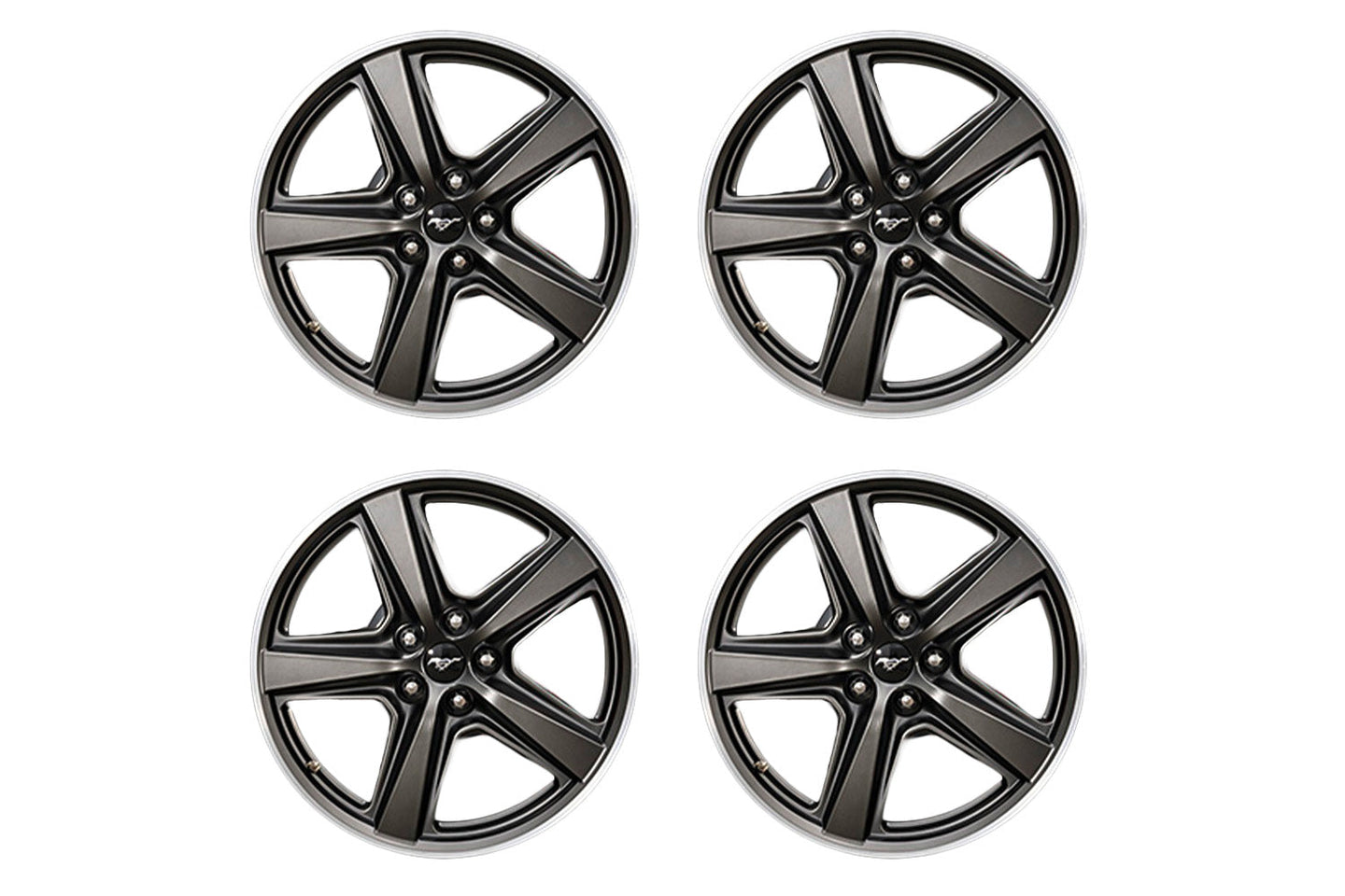 Ford Racing 2021 Mustang Mach 1 5-Spoke 19X9.5 & 19X10 Wheel Kit - Mammoth Racing -