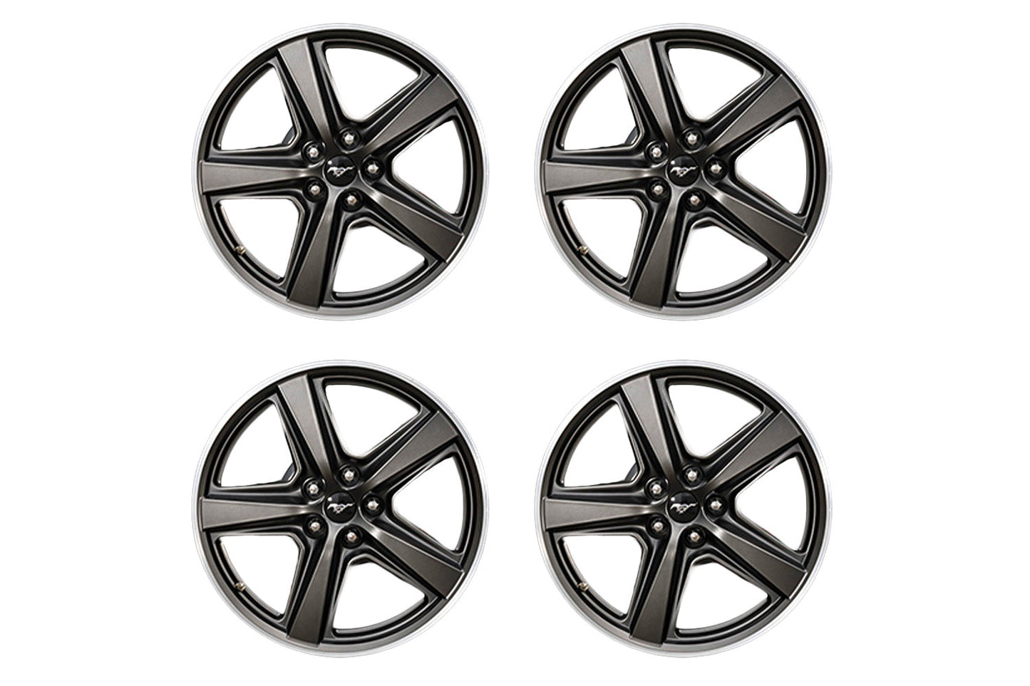 Ford Racing 2021 Mustang Mach 1 5-Spoke 19X9.5 & 19X10 Wheel Kit - Mammoth Racing -