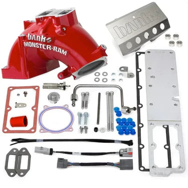 Banks Power 2007.5-2012 Ram 6.7L Monster-Ram Intake System Gen-2 w/Fuel Line - Black w/Heater System - Mammoth Racing -