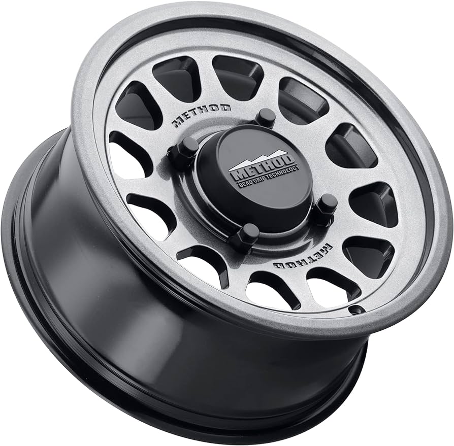 Method Mr414 Bead Grip 15x10 / 6+4/+25mm Offset / 5x4.5 / 76mm CB Graphite Wheel - Mammoth Racing -