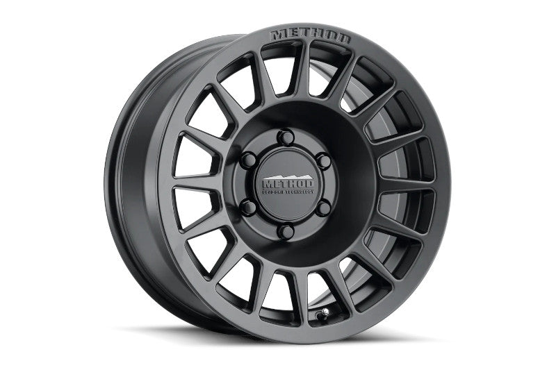 Method Mr707 Bead Grip 17x8.5 0mm Offset 6x5.5 BP 106.25mm CB 4.72in BS Matte Black Wheel - Mammoth Racing -