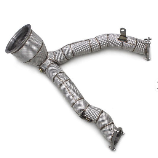 Stainless Exhaust Downpipe for Porsche Macan 3.0T 2.9T