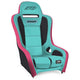 PRP ShReddy Podium Suspension Seat - Pink/Teal / Black - Mammoth Racing -