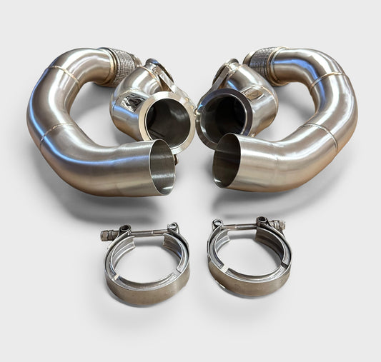 Racing Downpipes For BMW F90 M5 & F91, F92, F93 BMW M8 (S63 Engine)