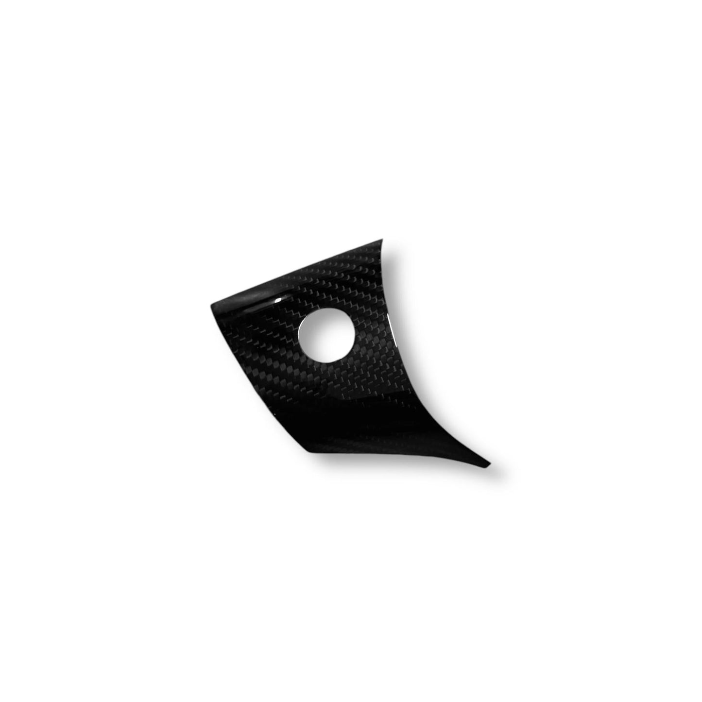 Tesla Model 3 & Y Carbon Fiber Steering Wheel Accents | Palenon Performance