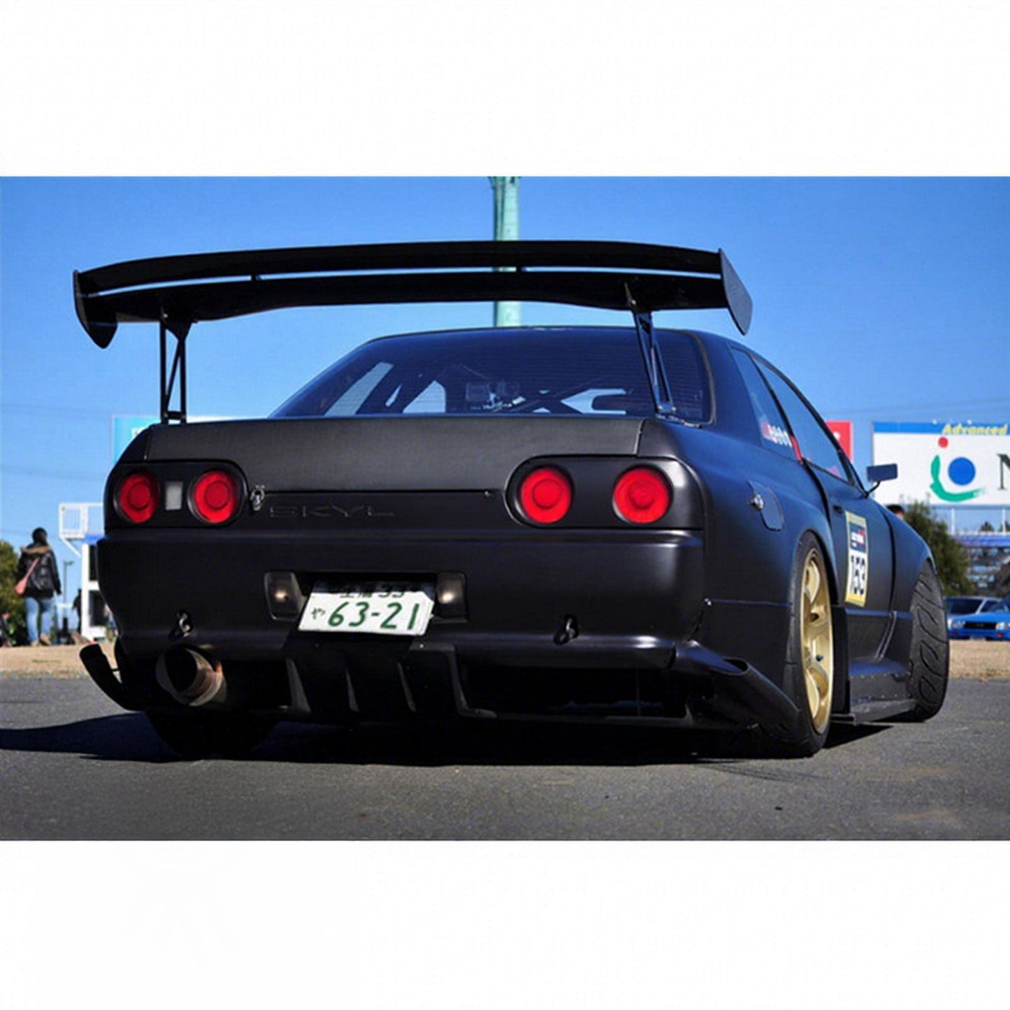 FRP Fiberglass TS Type 2 Rear Diffuser for Nissan Skyline R32 GTR 89-94