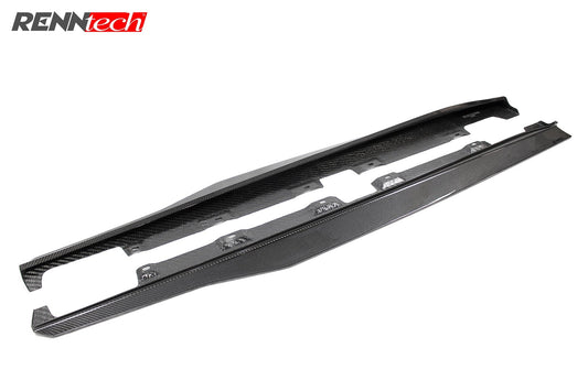 RENNtech | C190 | AMG GT / S | Side Rocker Panels | Carbon Fiber - Mammoth Racing -