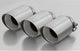 Remus 2018 Honda Civic Type-R FK8 2.0T 102mm Straight Chrome Tail Pipe Set (Triple Tip) - Mammoth Racing -