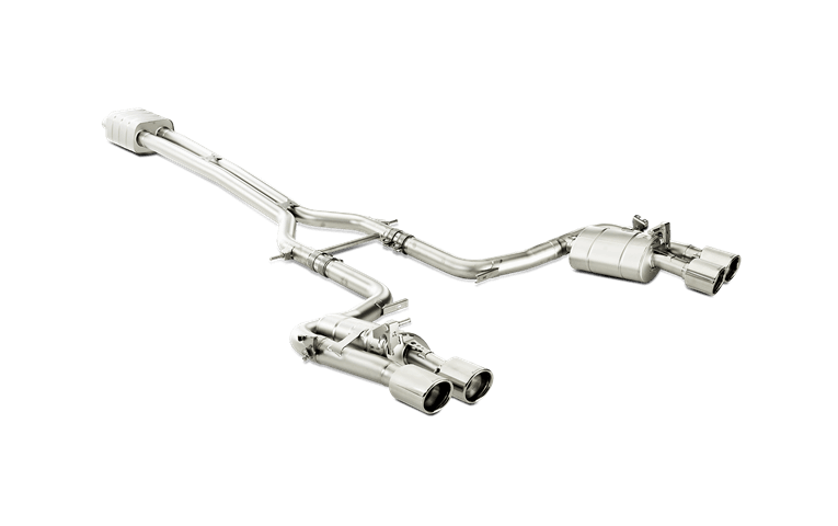 Akrapovic 14-15 Porsche Panamera Turbo (970) Evolution Line Cat Back (Titanium) w/ Titanium Tips - My Store