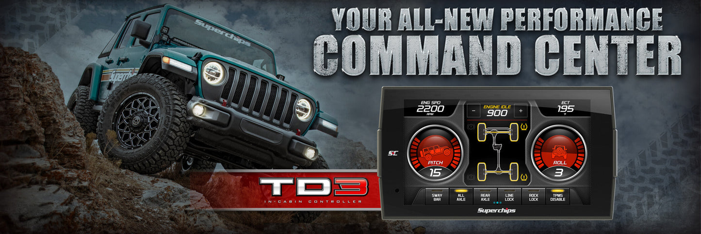 Superchips 42051-jt-3 TD3 for 20-21 Jeep JT - My Store