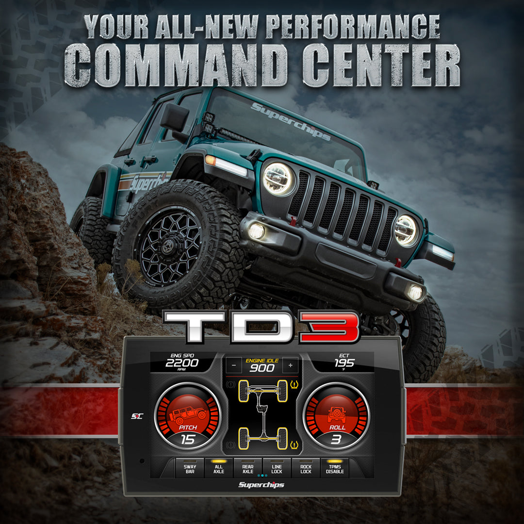 Superchips 42050-3 TrailDash 3 TD3 for 07-14 Jeep JK - My Store