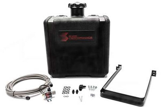 Snow Performance SNO-40016-BRD Water-Methanol Tank Upgrade 7gal (w/Braided SS Line/Brackets/Solenoid/4AN Fittings)