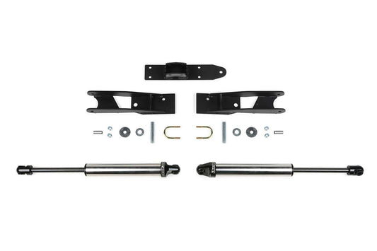 Fabtech 20-21 GM 2500hd/3500hd 4WD Dual HD Dirt Logic Steering Stabilizer - My Store