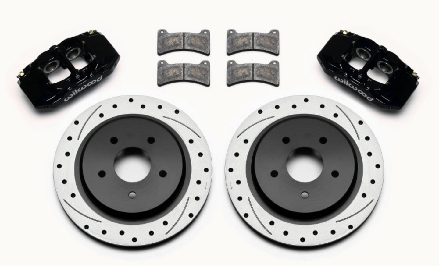 Wilwood Dpc56 Rear Caliper & Rotor Kit Black Corvette All C5 / Base C6 1997-2013 - My Store