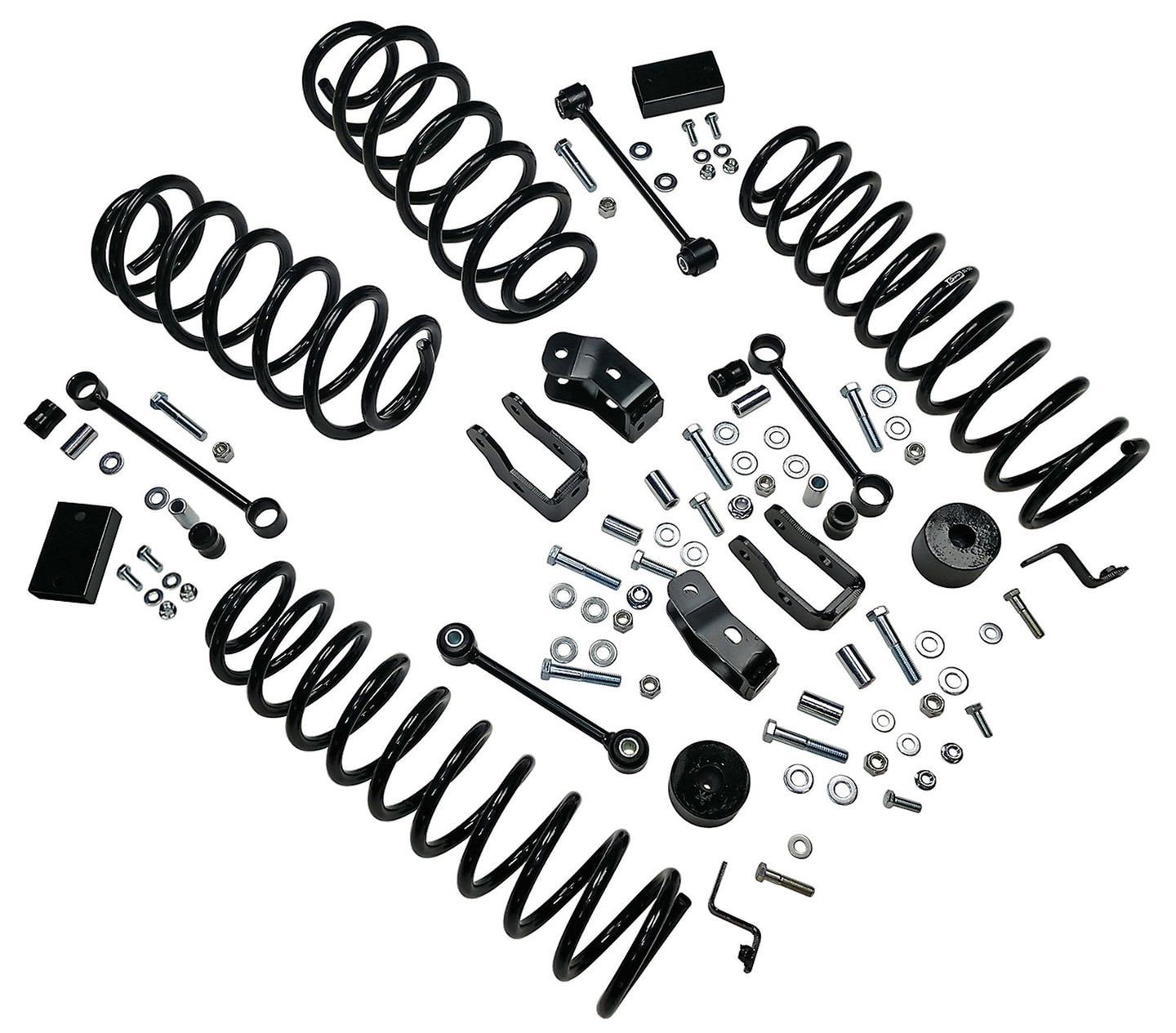 18-19 Jeep Wrangler JL 2 Door 2.5in Dual Rate Coil Lift Kit - Incl Rubicon w/ Shock Extensions - Mammoth Racing -