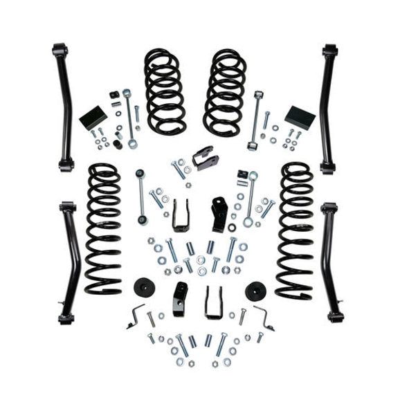 18-19 Jeep Wrangler JL 2 Door 4in Dual Rate Coil Lift Kit - Incl Rubicon w/ Fox Shocks - Mammoth Racing -