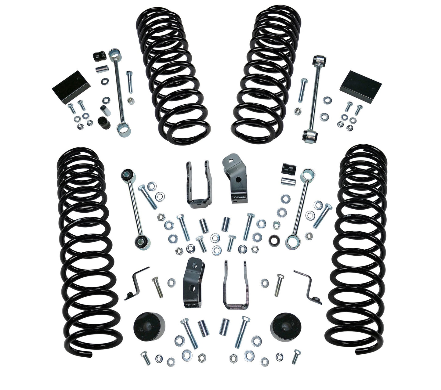 Superlift 18-20 Jeep Wrangler JL Unlimited 2.5in Dual Rate Coil Lift Kit w/ Superlift Shadow Shocks - Mammoth Racing -