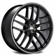 BBS CC-R 20x10.5 5x114.3 ET45 Satin Graphite Diamond Cut Polished Rim Protector Wheel -82mm PFS Req. - Mammoth Racing -